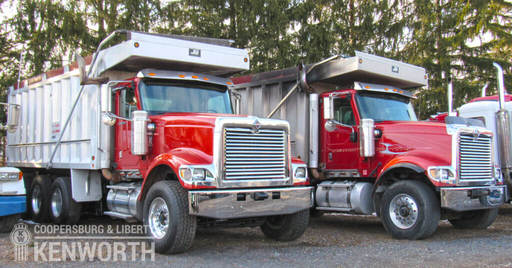 used dump trucks sale coopersburg liberty kenworth haul less