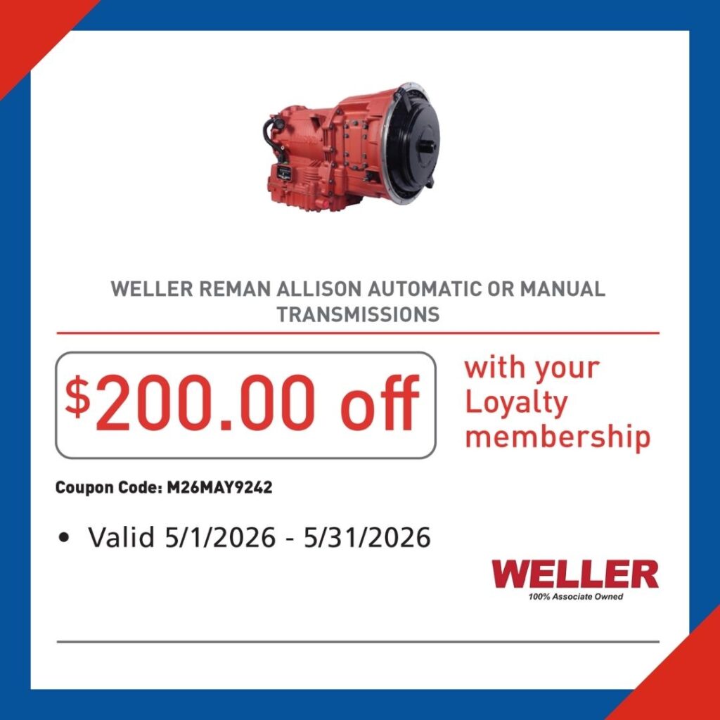 Weller Reman Allison Transmissions