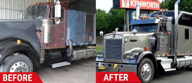 Commercial Truck Re-painting