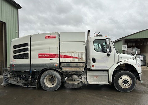 Before Color Change: Sweeper Truck