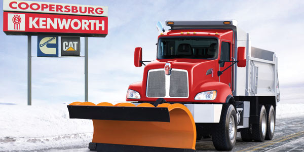 Kenworth Dump Truck in Winter