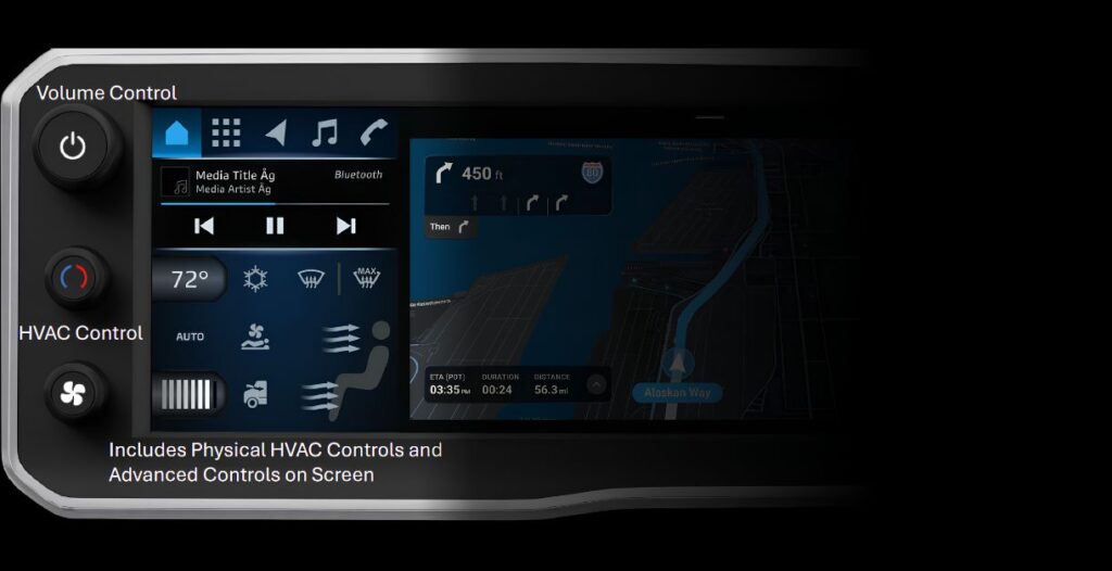HVAC Controls with Physical Buttons