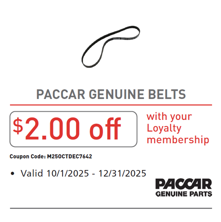 Paccar Belts