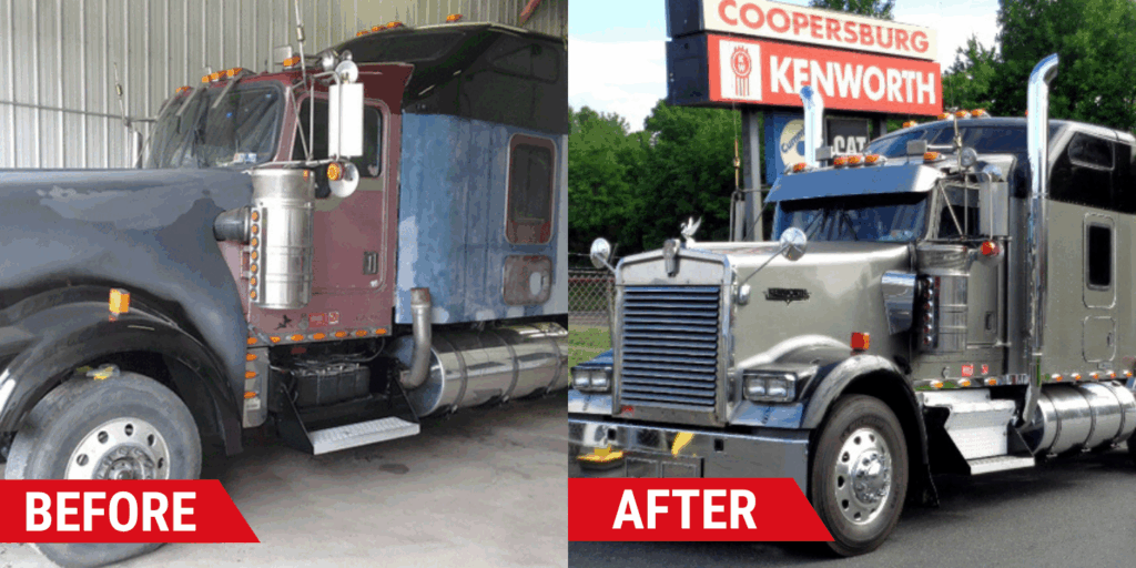 Semi Truck Frame Rail Replacement