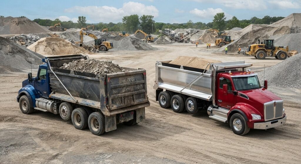 Steel vs. Aluminum Dump Trucks