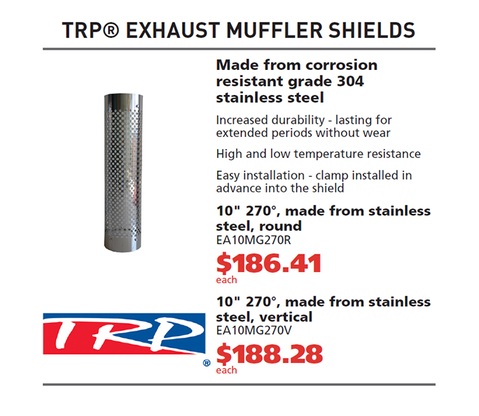 Exhaust Muffler Shields