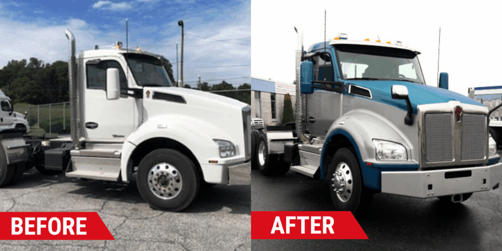 Semi Truck Custom Colors and Designs