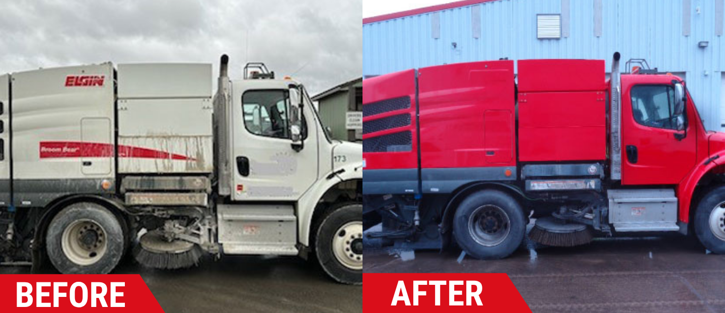 Sweeper Truck re-paint