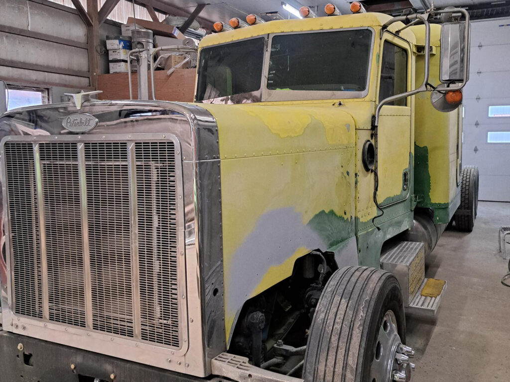 Before: Full Semi Truck Body Damage