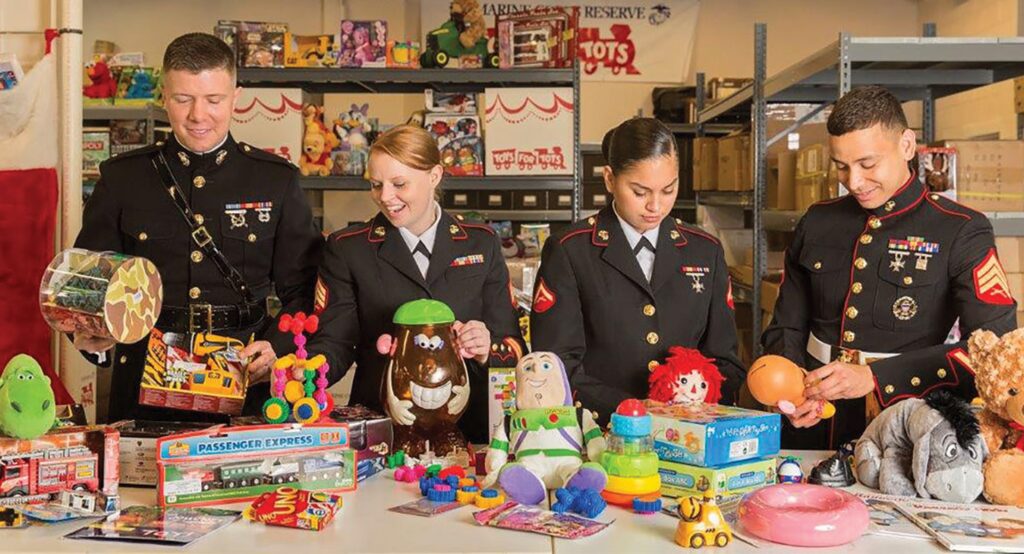 Toys For Tots Drive Holiday Season